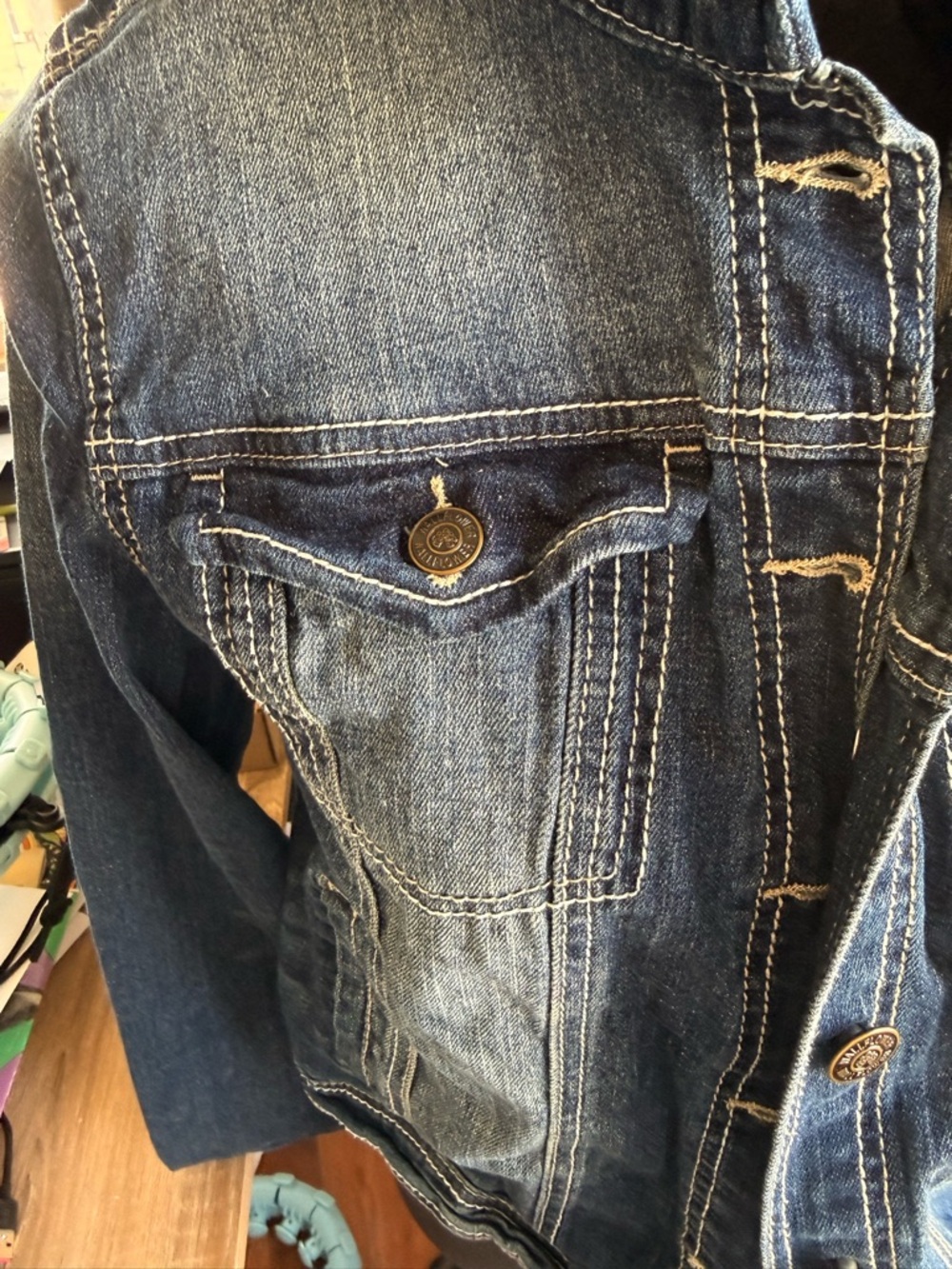 Wildflower Juniors size Jean jacket - Picture 3 of 7